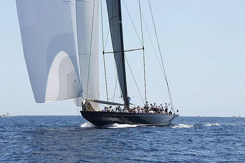 a sailboat with people on it aboard LIONHEART Yacht for Sale