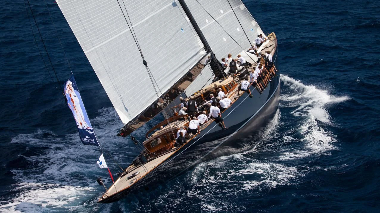 a group of people on a boat aboard LIONHEART Yacht for Sale