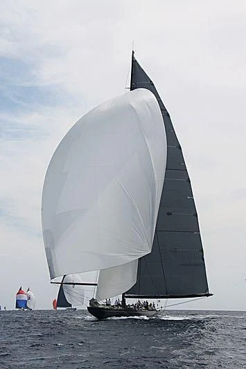 a sailboat on the water aboard LIONHEART Yacht for Sale