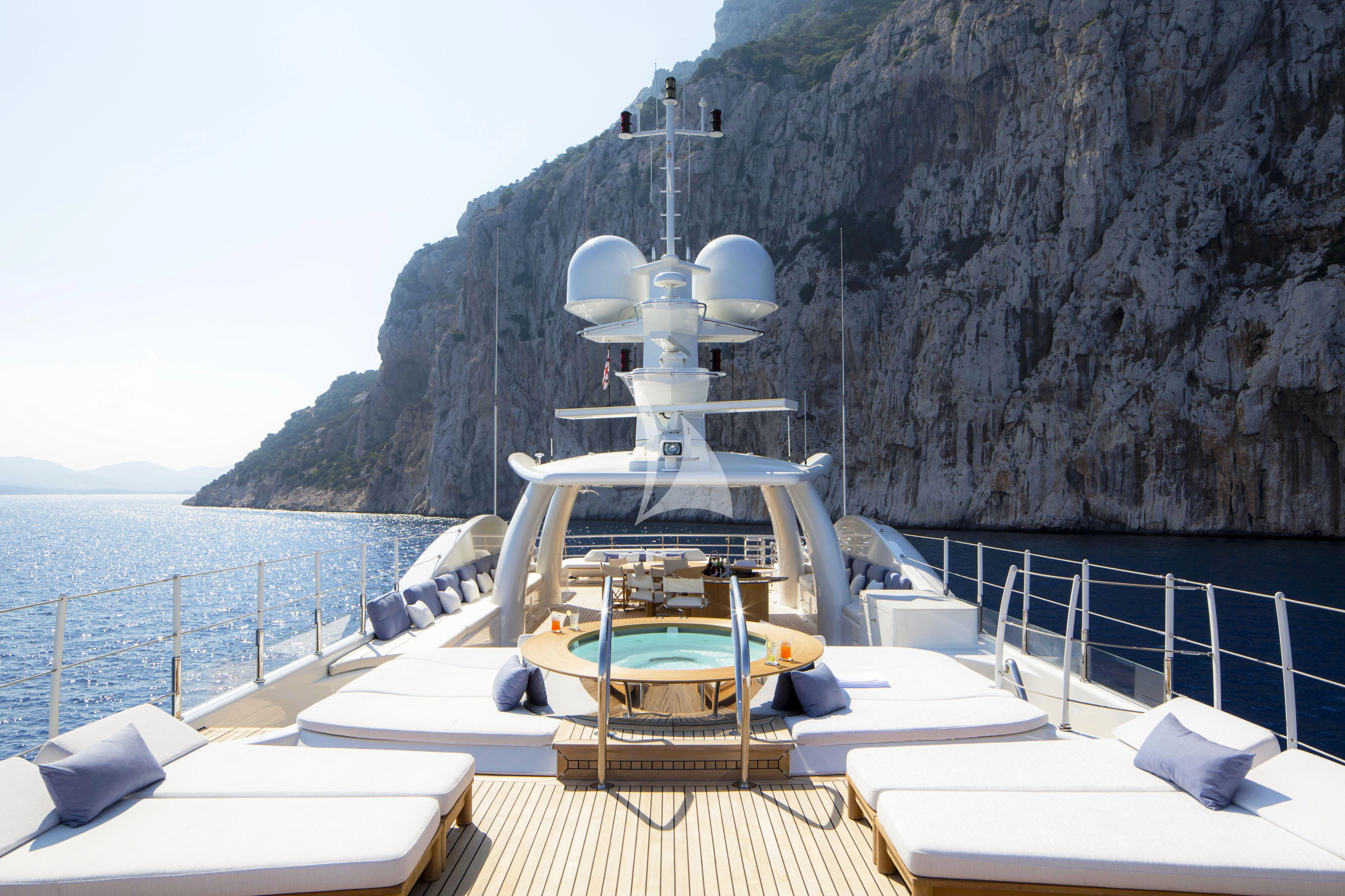 a boat on a boat aboard KAMALAYA Yacht for Sale