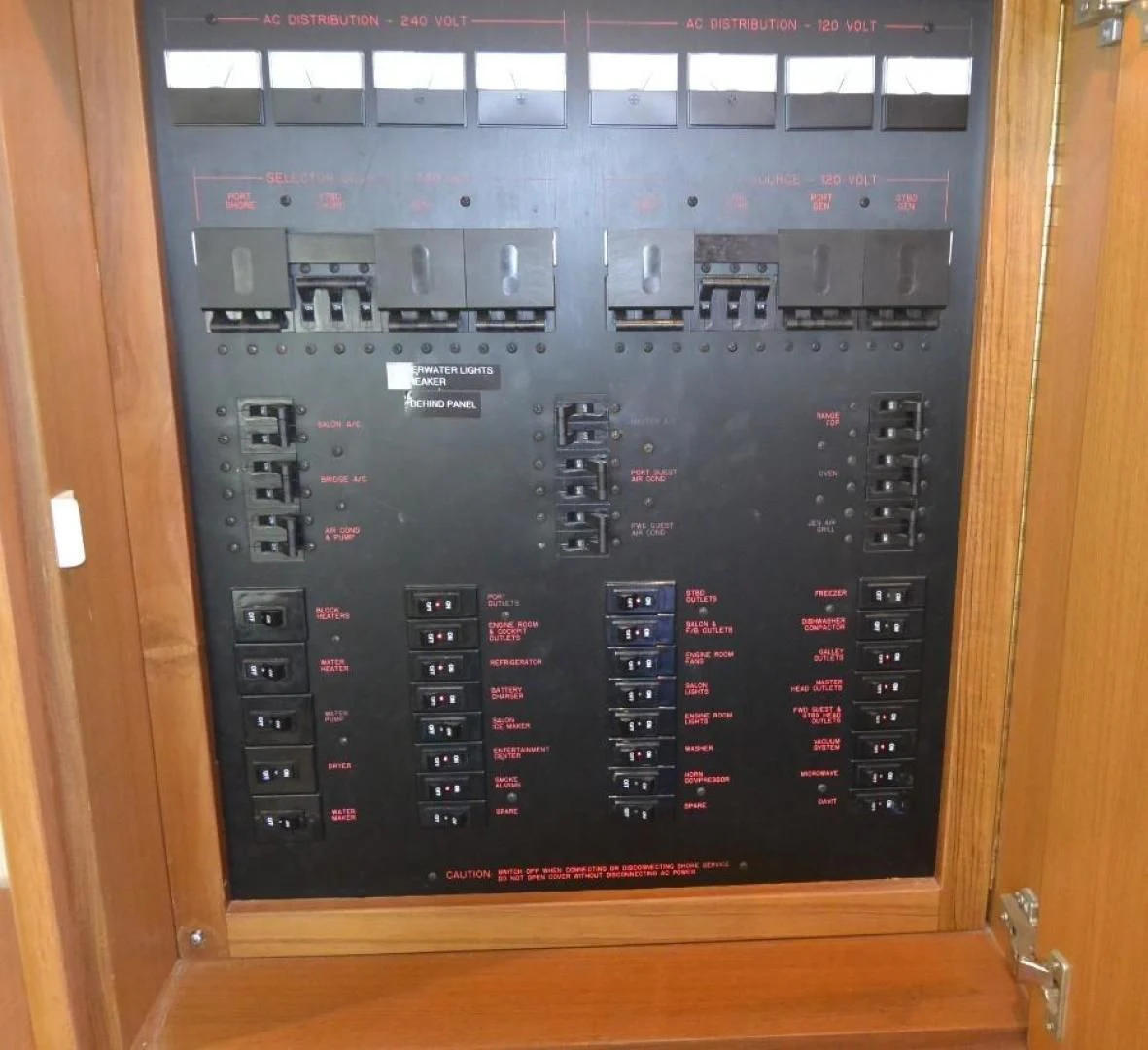 a black computer screen aboard DOG HOUSE Yacht for Sale