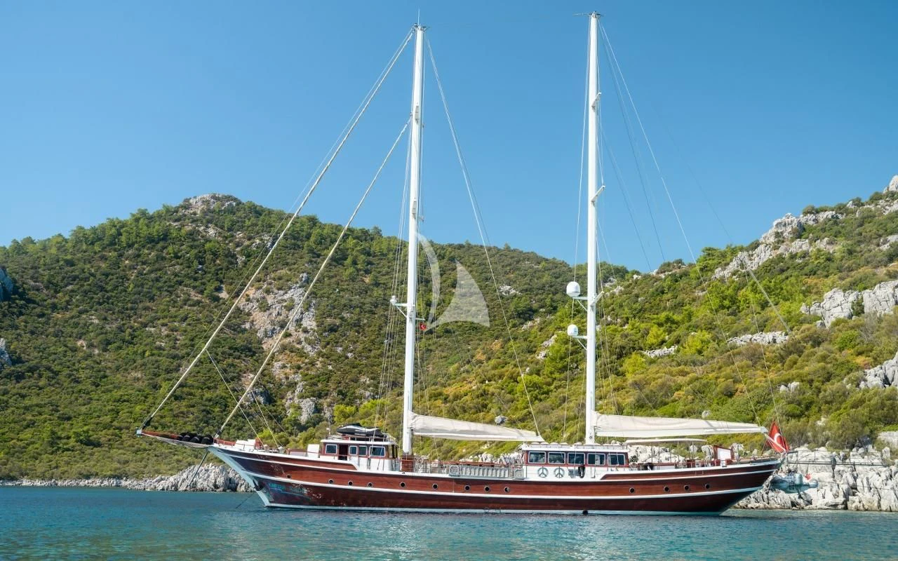 a boat on the water aboard KAPTAN KADIR Yacht for Sale