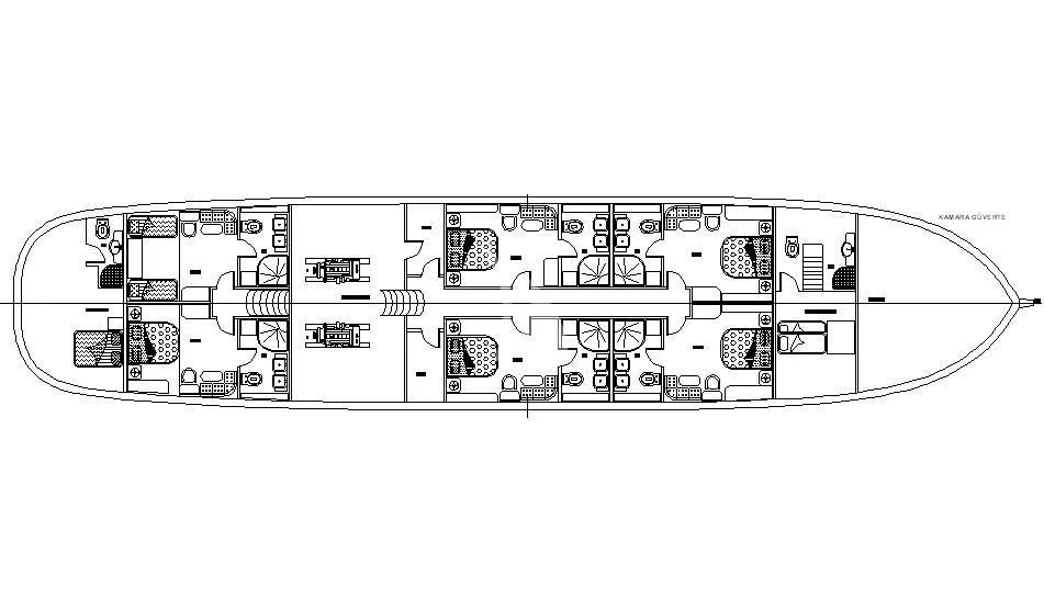 diagram aboard KAPTAN KADIR Yacht for Sale
