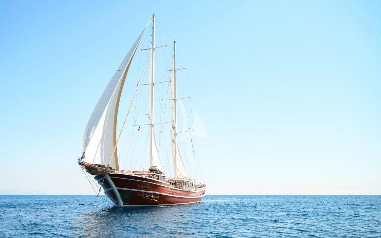 a boat on the water aboard KAPTAN KADIR Yacht for Sale