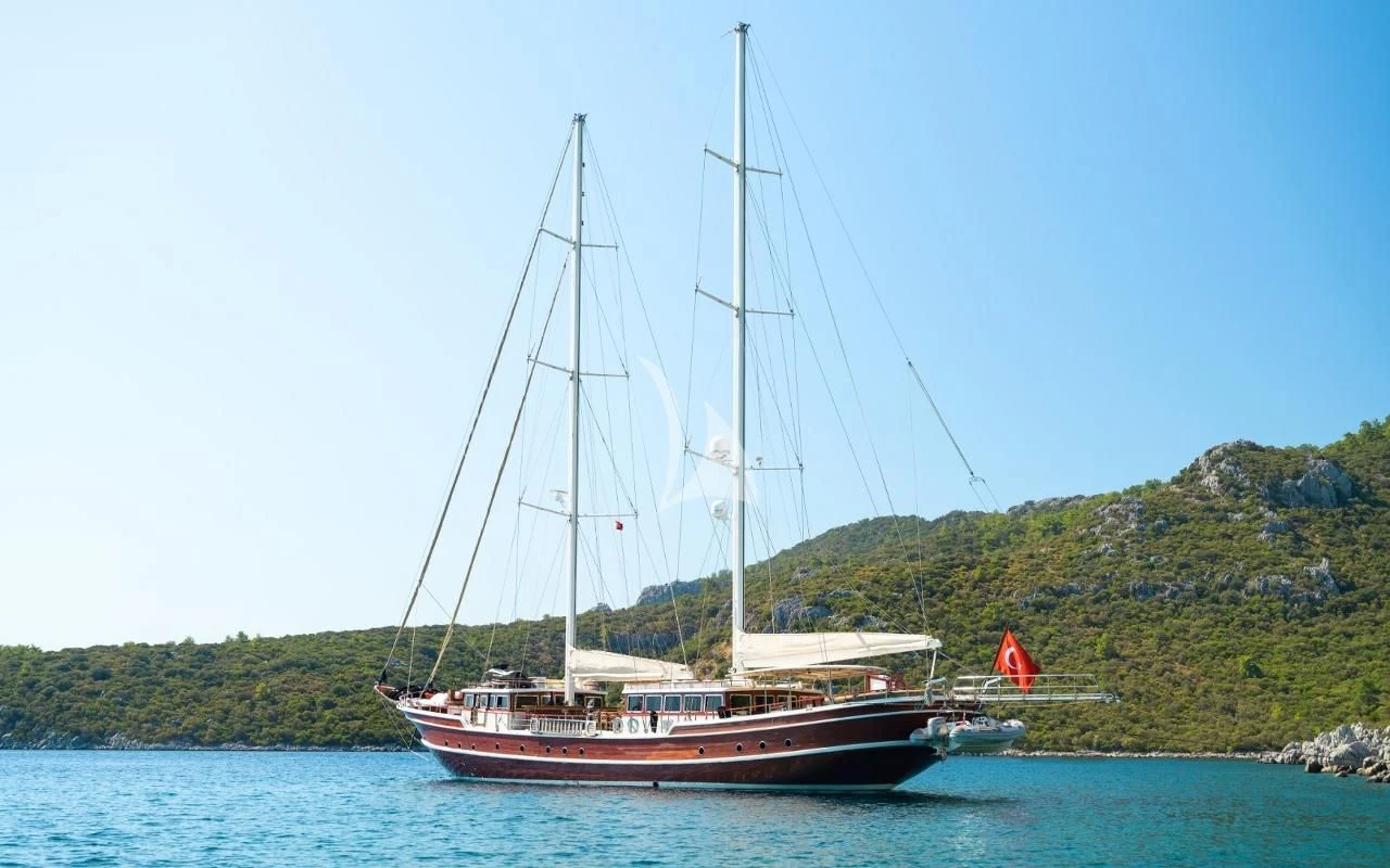 a sailboat on the water aboard KAPTAN KADIR Yacht for Sale
