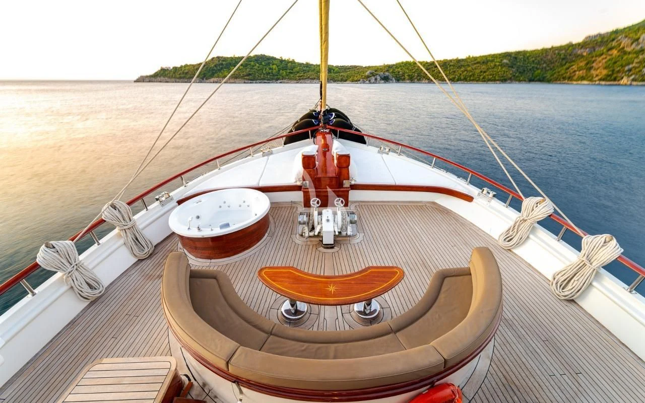 a boat on the water aboard KAPTAN KADIR Yacht for Sale