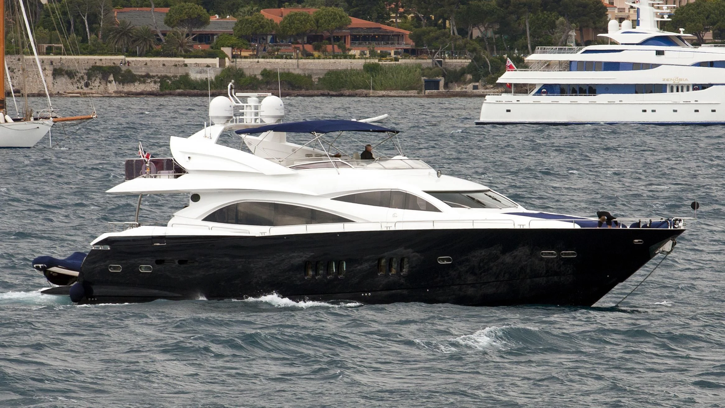a boat on the water aboard INFINITY I Yacht for Sale