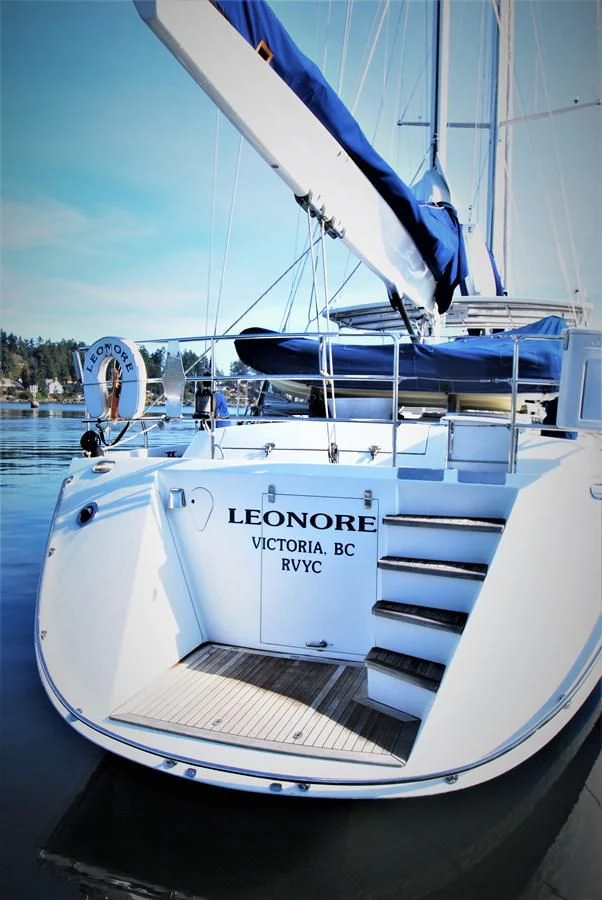 a boat on the water aboard LEONORE Yacht for Sale
