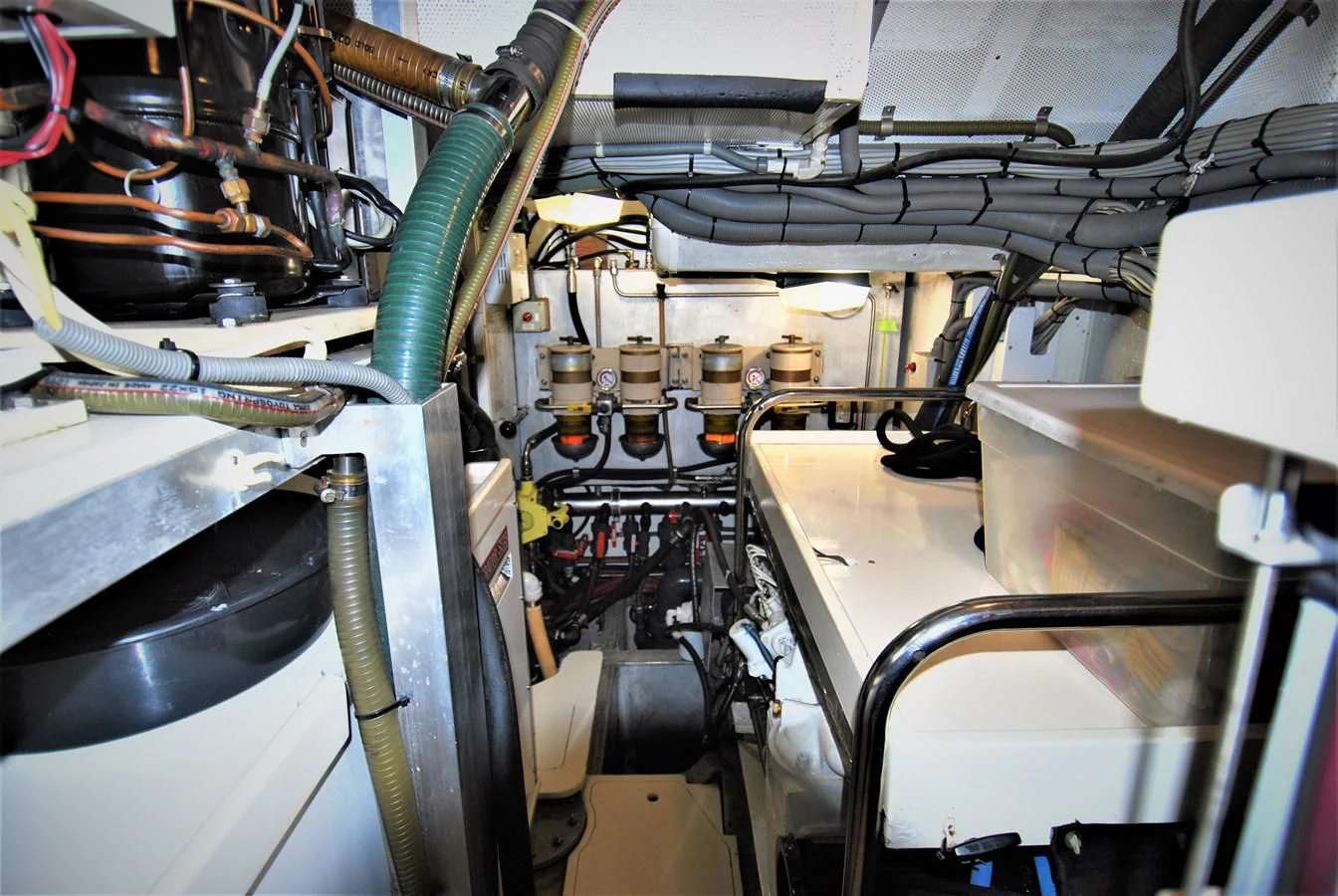 a machine with wires aboard LEONORE Yacht for Sale