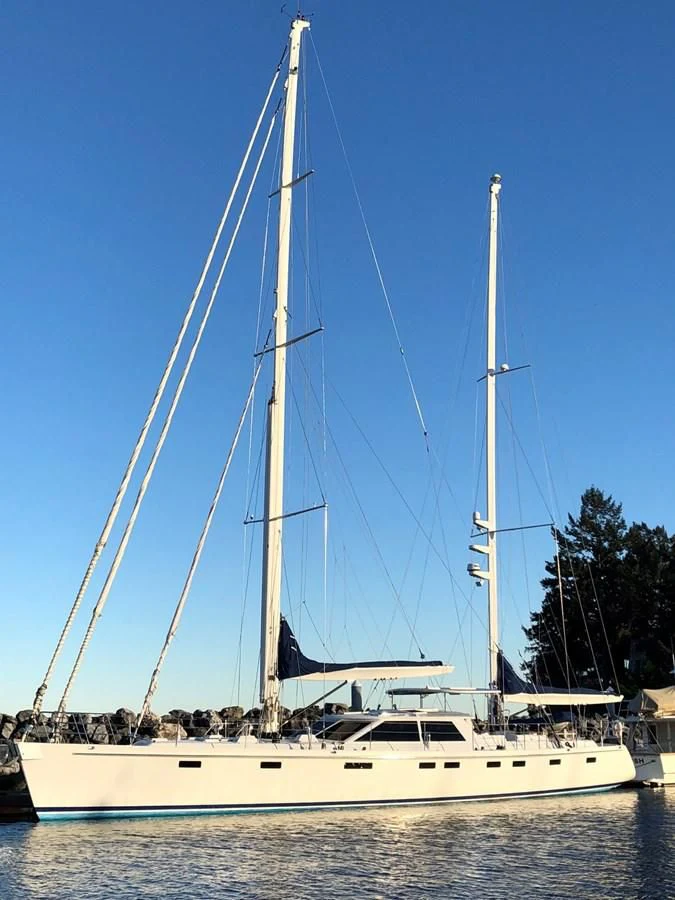 a boat on the water aboard LEONORE Yacht for Sale