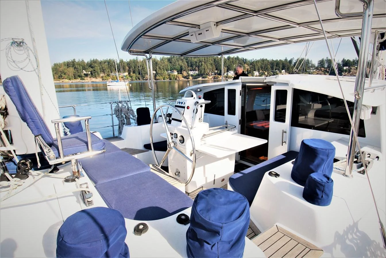 a boat on the water aboard LEONORE Yacht for Sale