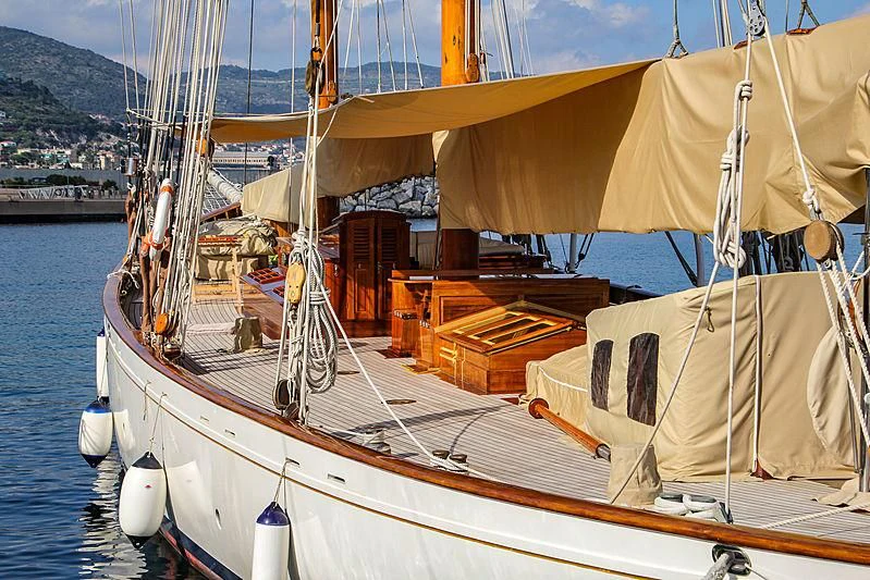 a boat on the water aboard DORIANA Yacht for Sale