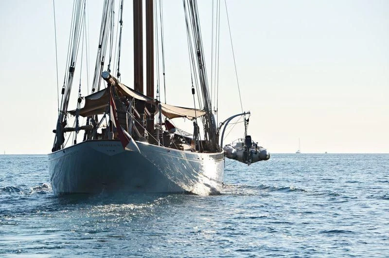 a group of boats sailing in the sea aboard DORIANA Yacht for Sale