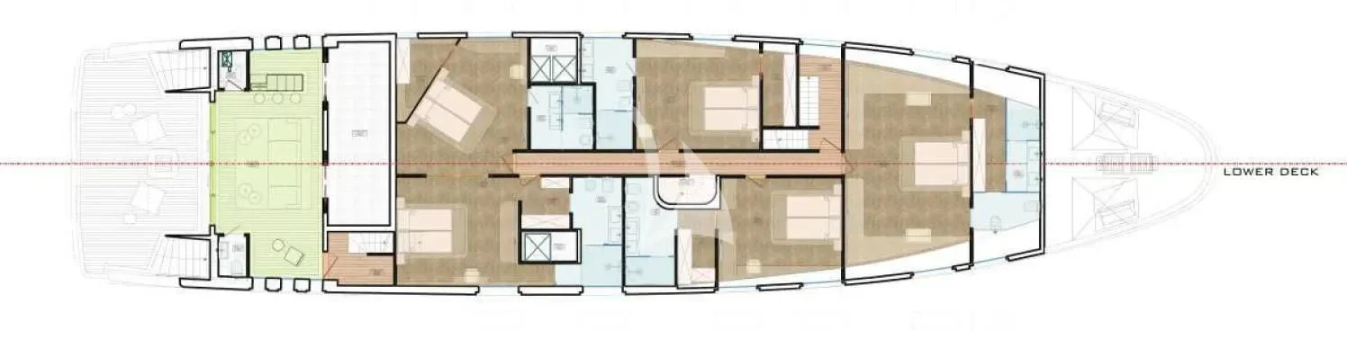 diagram aboard RENATA Yacht for Sale