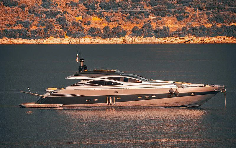 a boat on the water aboard SOLARIS Yacht for Sale