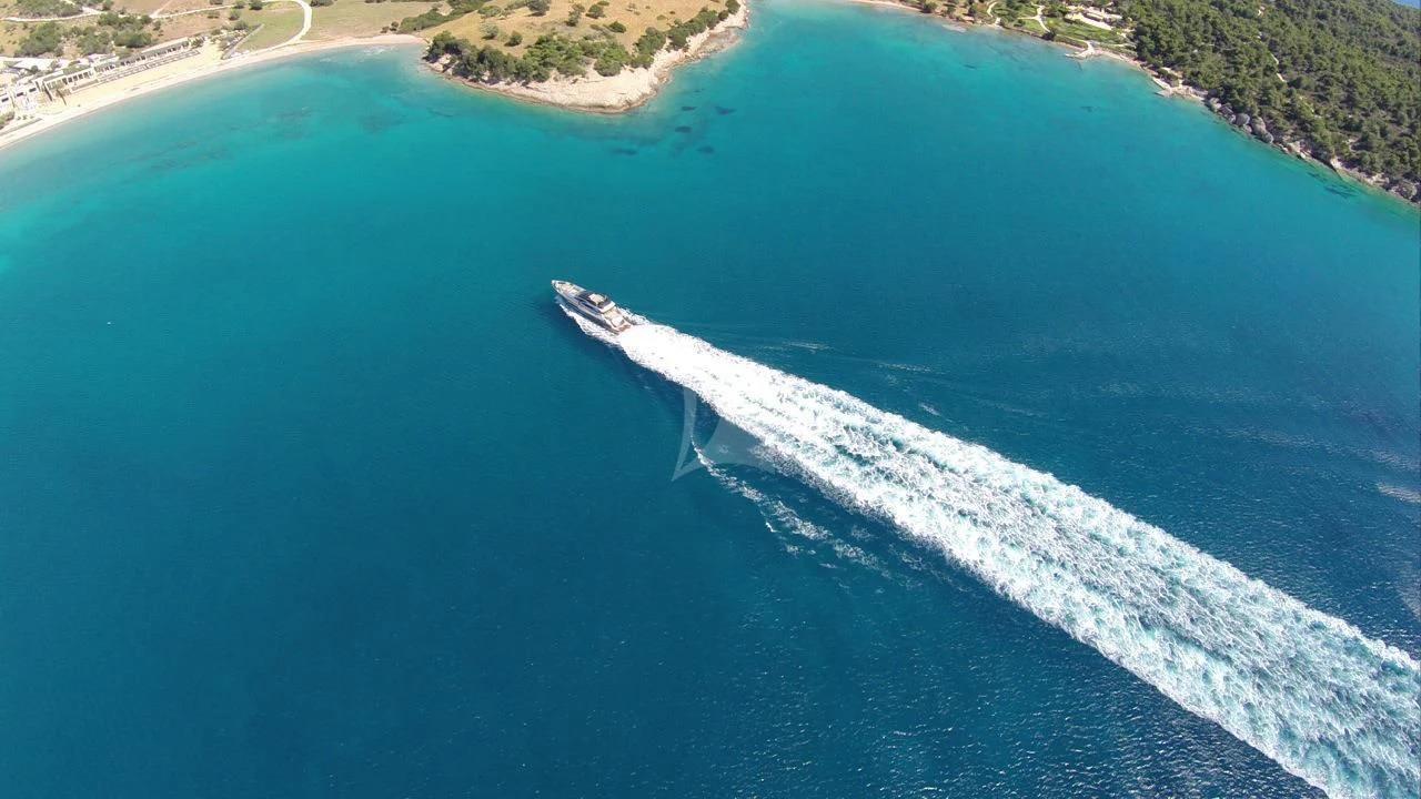 a large body of water aboard SOLARIS Yacht for Sale