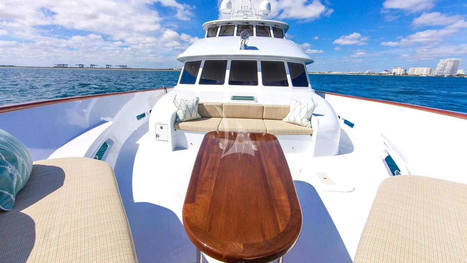a boat on a body of water aboard ANNDRIANNA Yacht for Sale