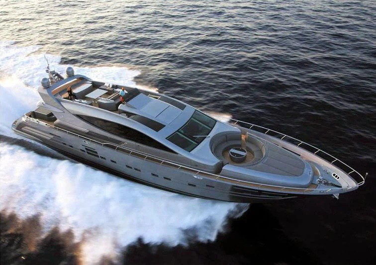 a boat on the water aboard MUSE Yacht for Sale