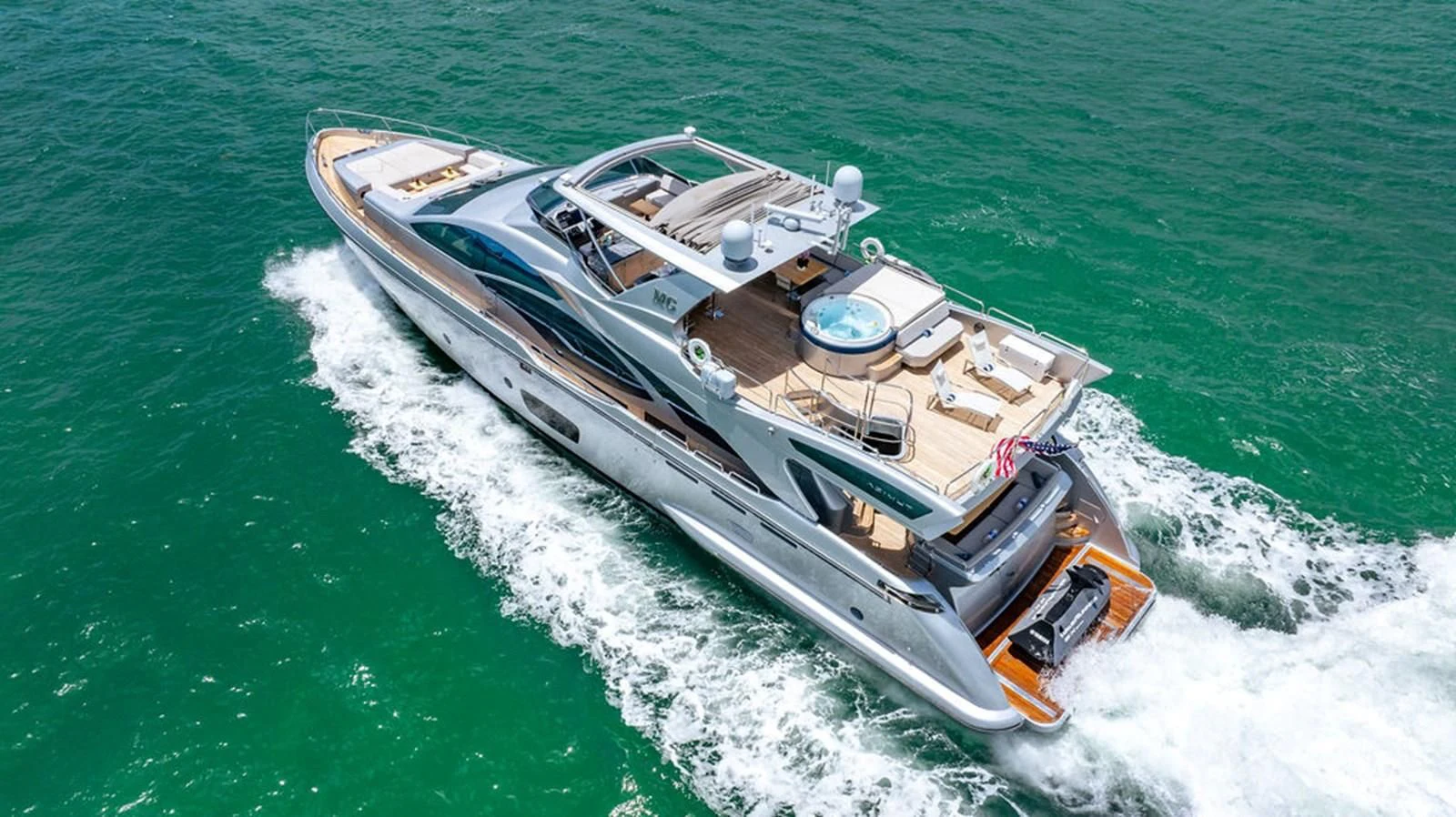 a boat on the water aboard BM Yacht for Sale