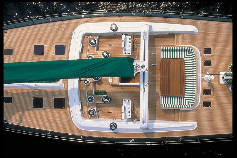 a close-up of a radio aboard NARIIDA Yacht for Sale