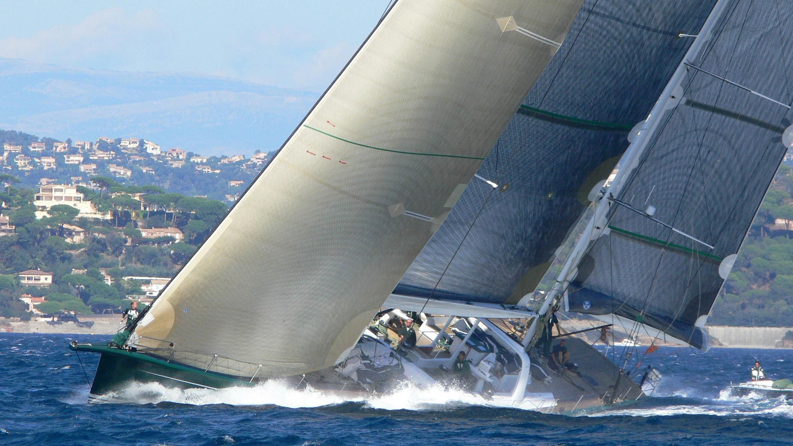 a boat on the water aboard NARIIDA Yacht for Sale