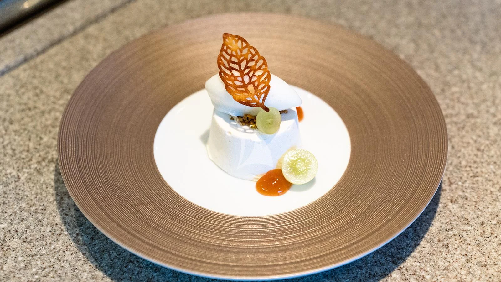 a plate with food on it aboard MOSKITO Yacht for Sale