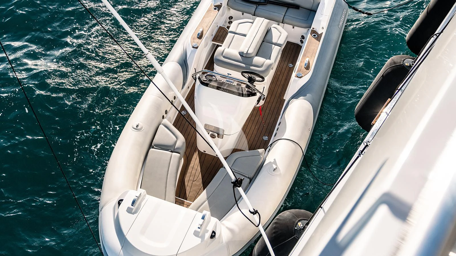 a boat in the water aboard MOSKITO Yacht for Sale