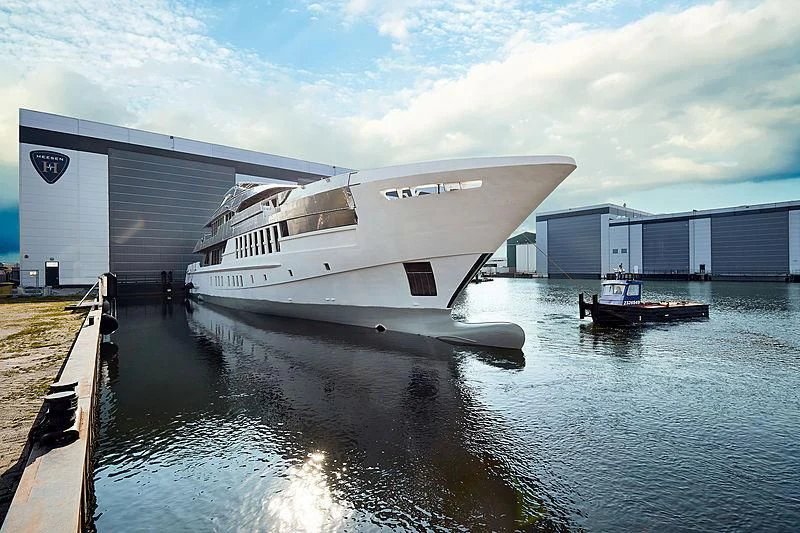 a boat in the water aboard MOSKITO Yacht for Sale