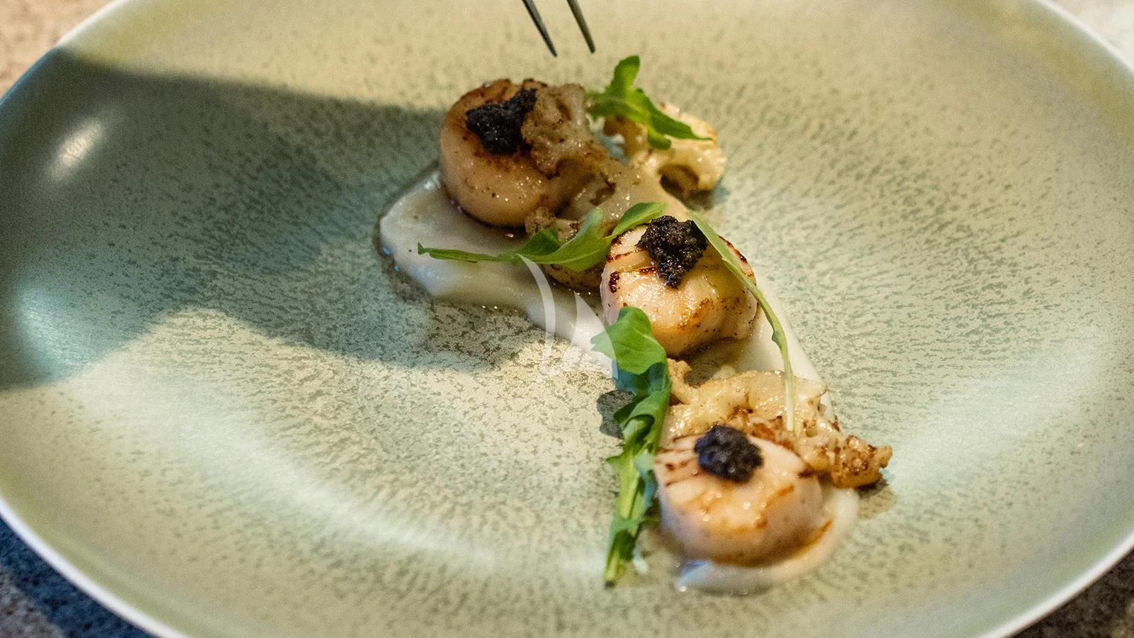 food on a plate aboard MOSKITO Yacht for Sale