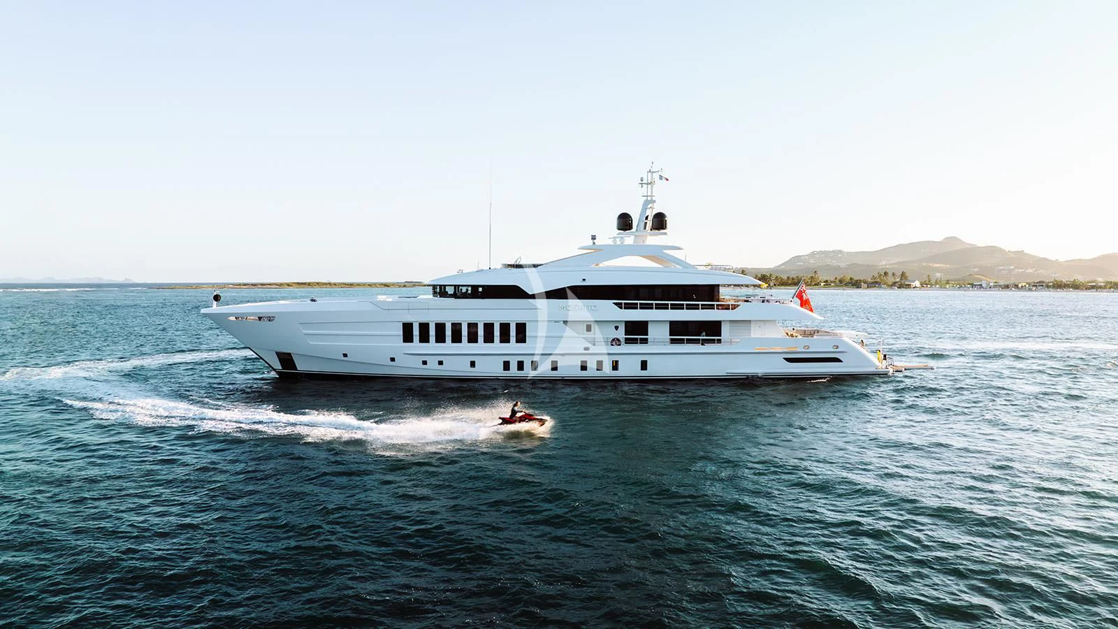 a boat on the water aboard MOSKITO Yacht for Sale