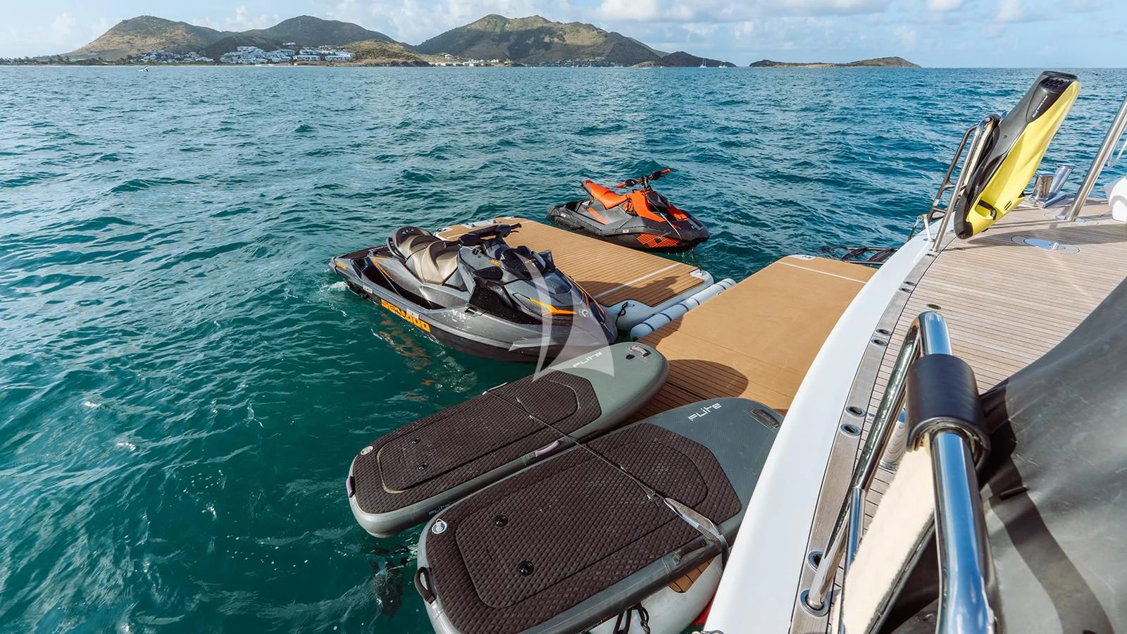 a boat on the water aboard MOSKITO Yacht for Sale