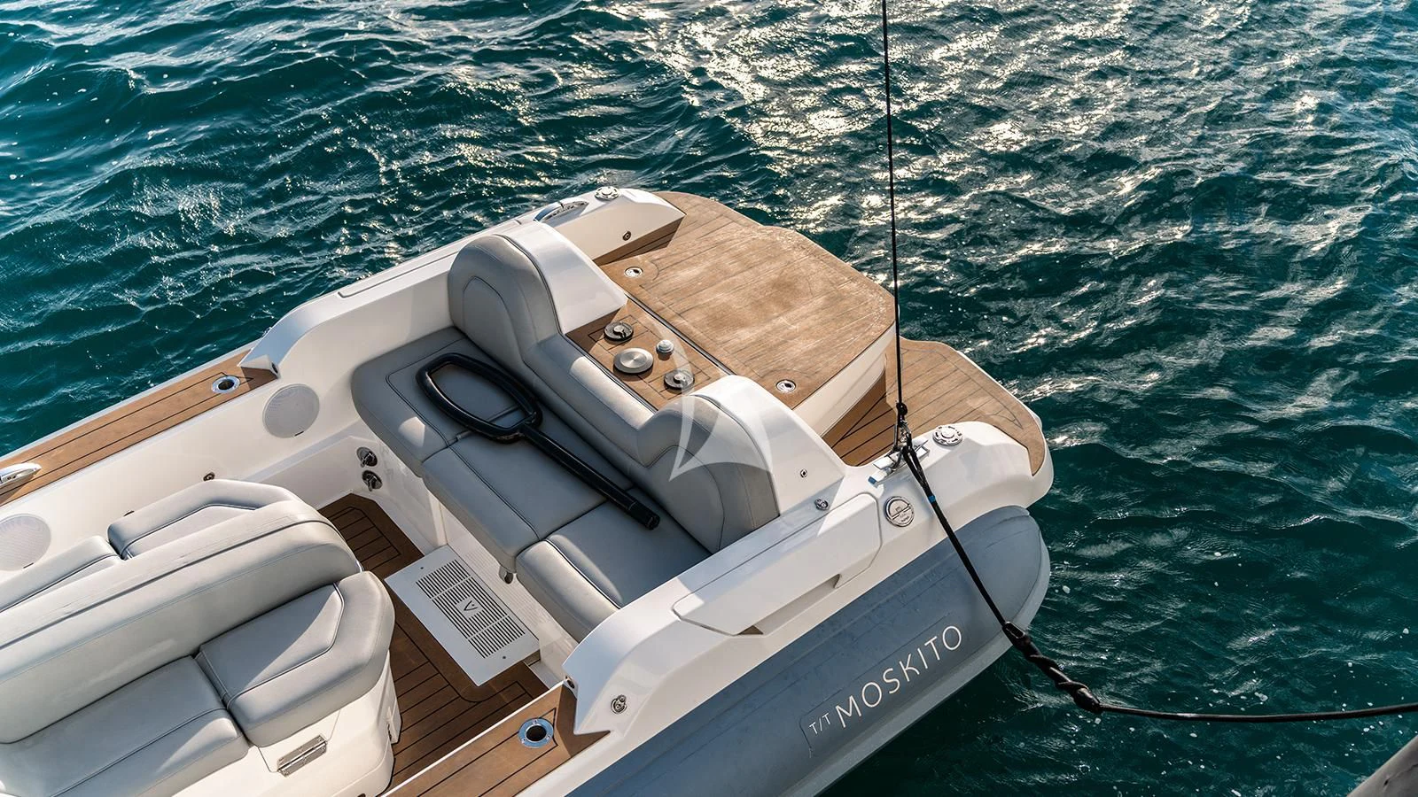 a boat on the water aboard MOSKITO Yacht for Sale
