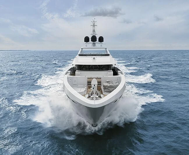 a boat on the water aboard MOSKITO Yacht for Sale
