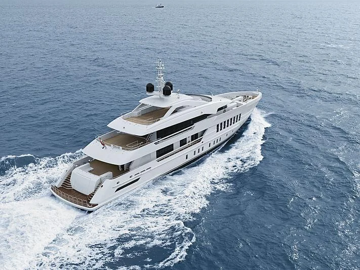 a boat in the water aboard MOSKITO Yacht for Sale