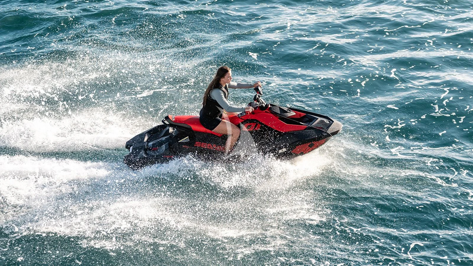a man on a jet ski aboard MOSKITO Yacht for Sale