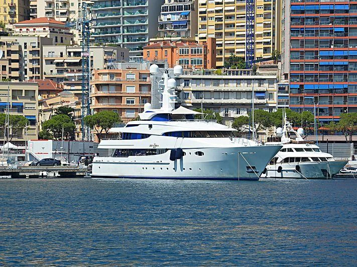 a couple of boats in the water aboard ZENOBIA Yacht for Sale