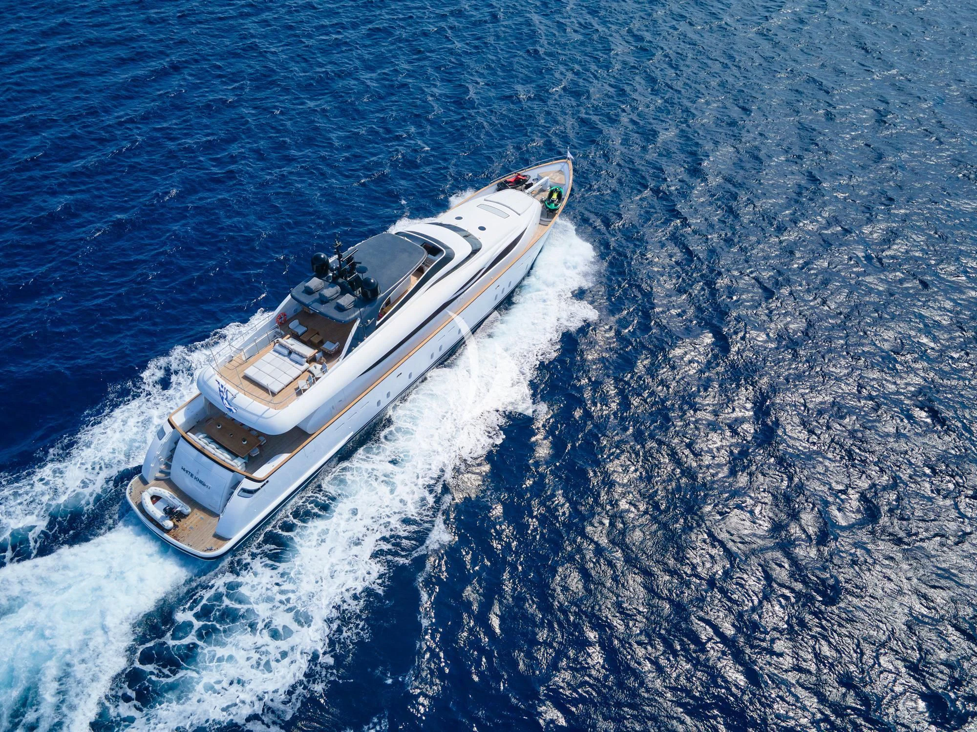 a space shuttle above the earth aboard WHITE KNIGHT Yacht for Sale