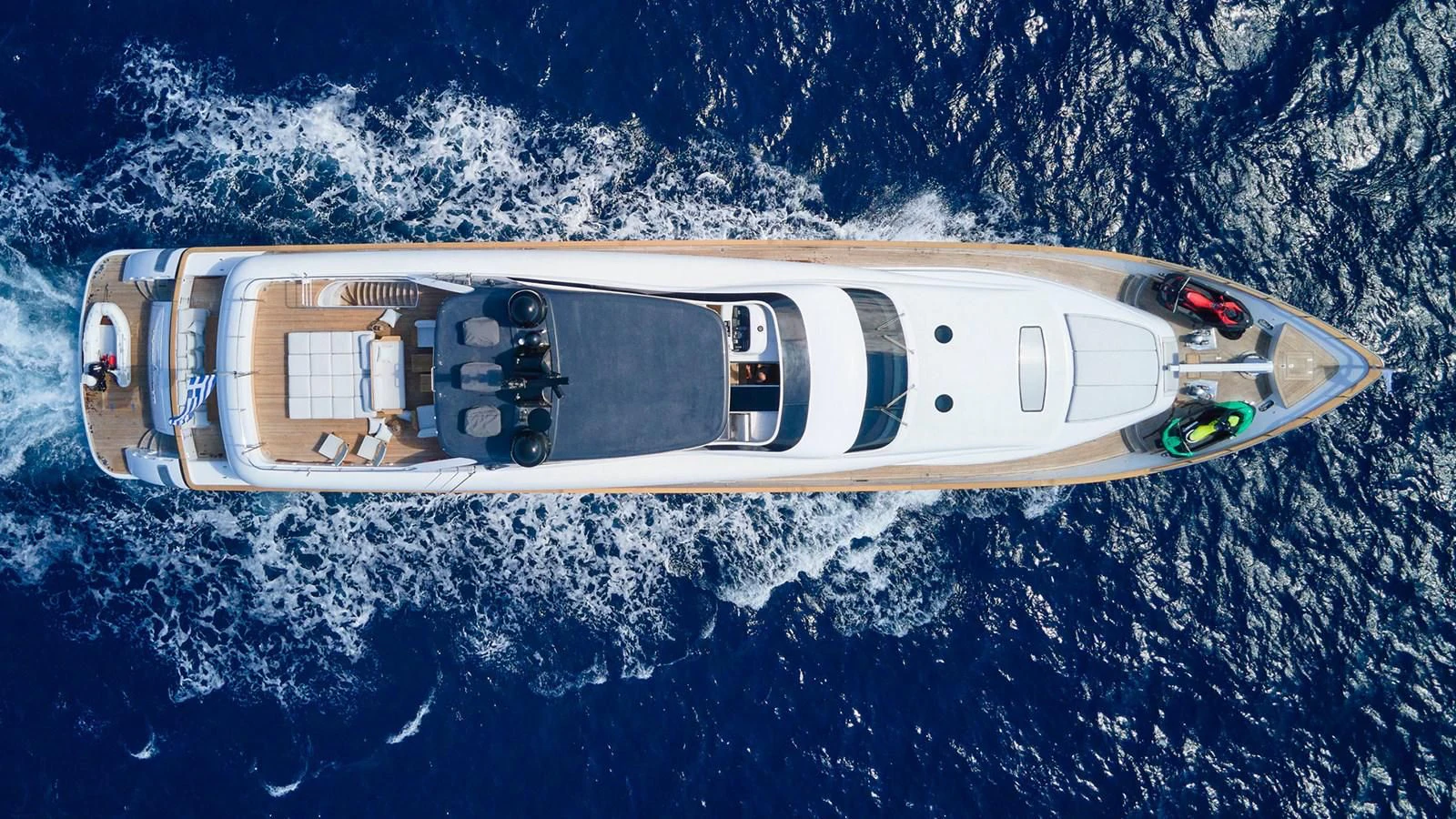 a satellite in space aboard WHITE KNIGHT Yacht for Sale