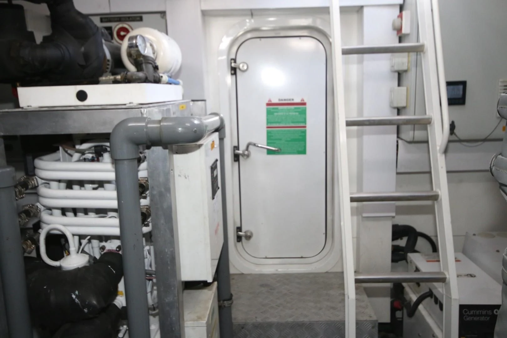 a machine with a light on the side aboard SAVI II Yacht for Sale