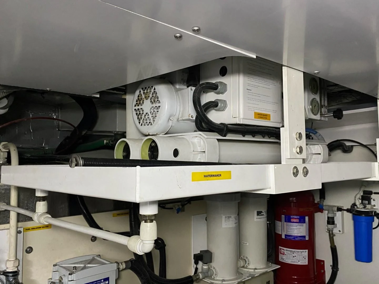 a machine with a few tubes aboard SAVI II Yacht for Sale