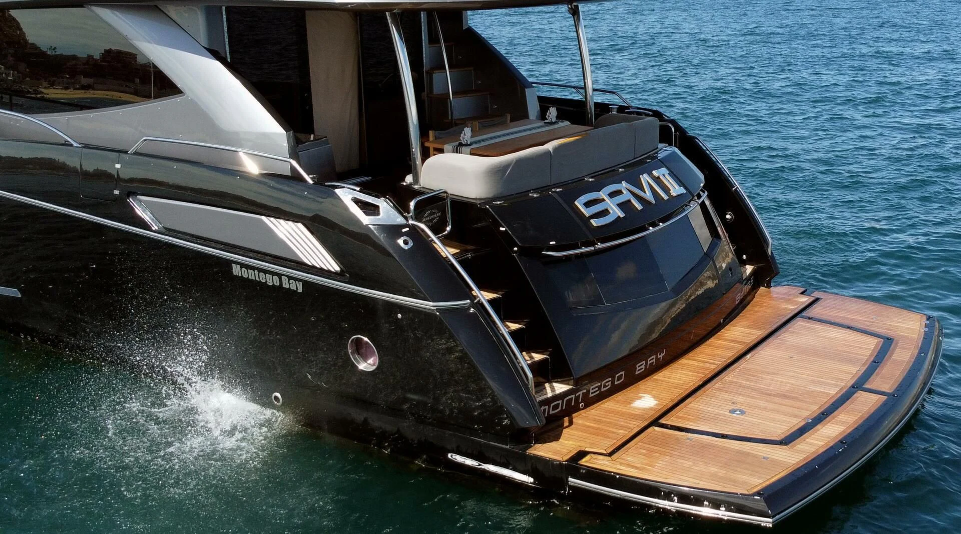 a boat on the water aboard SAVI II Yacht for Sale