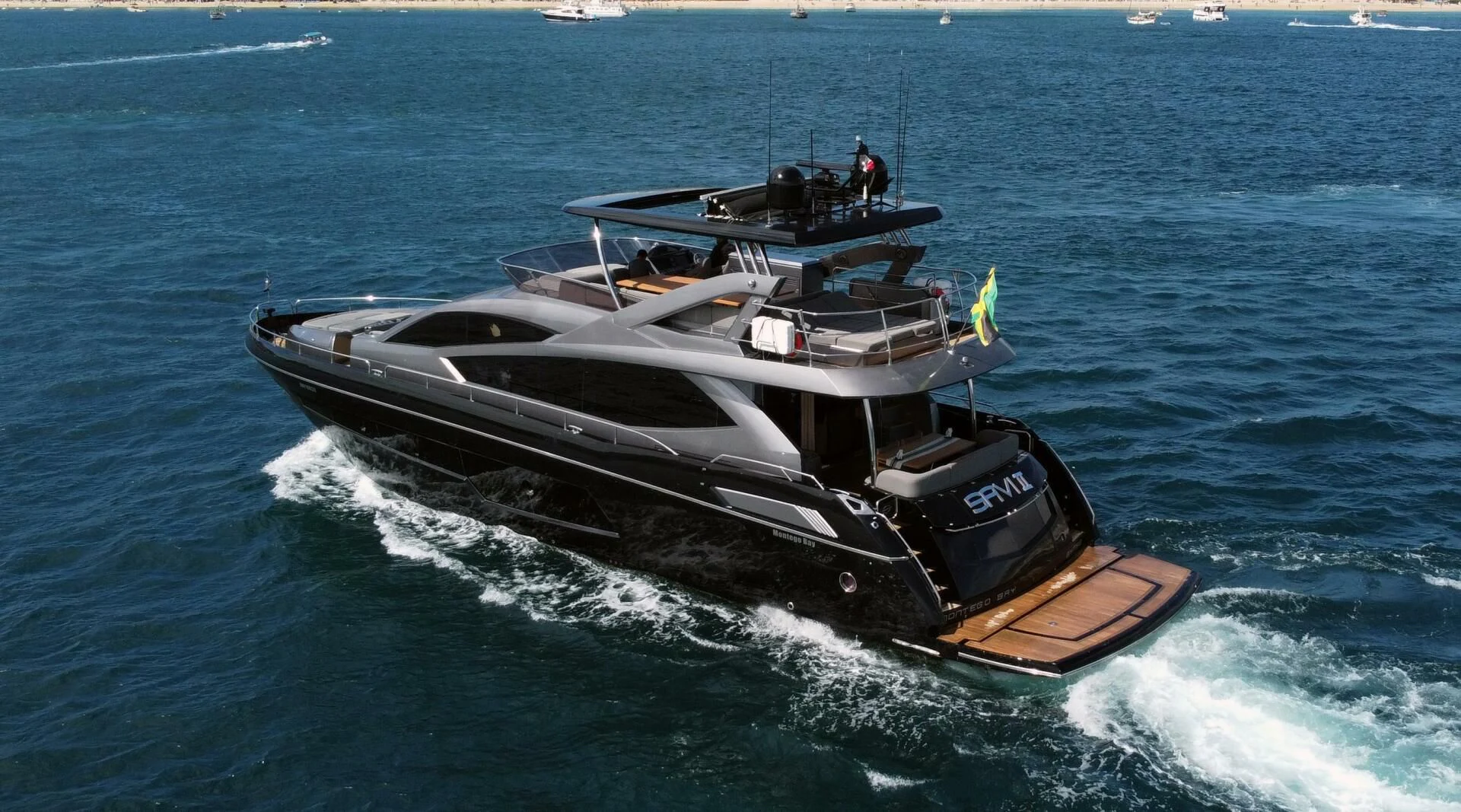 a boat on the water aboard SAVI II Yacht for Sale