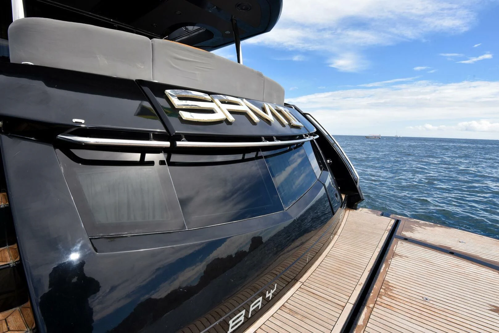a boat on the water aboard SAVI II Yacht for Sale