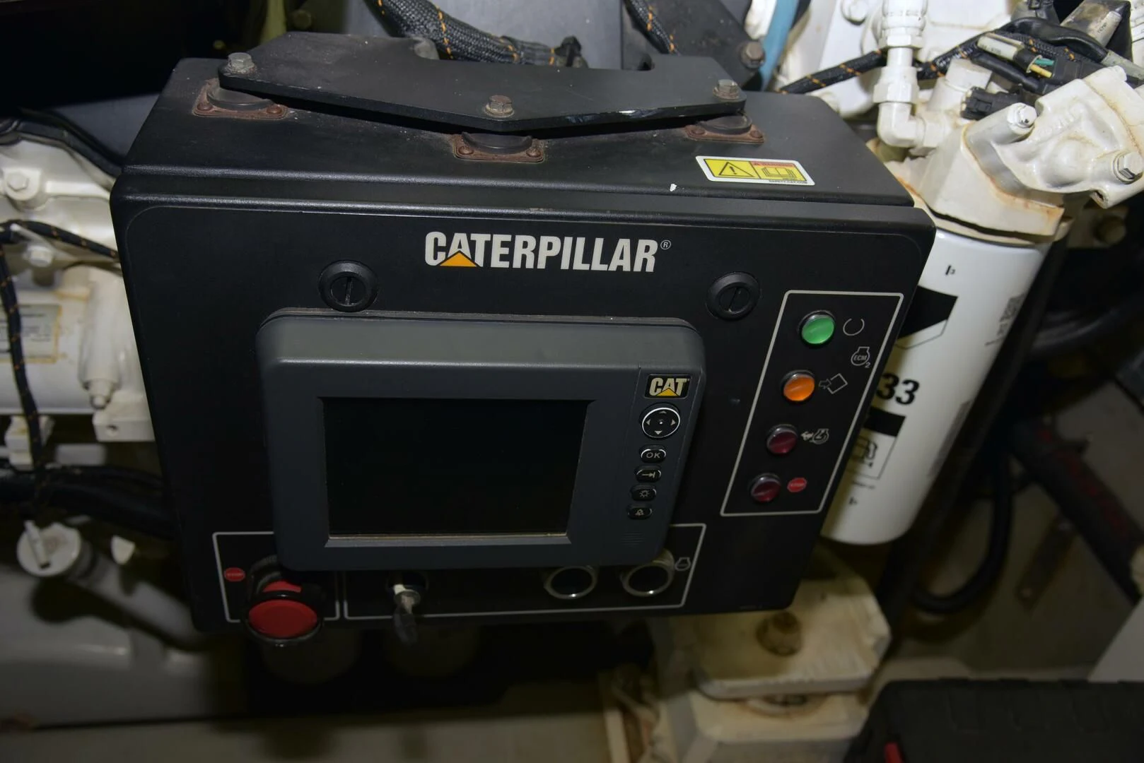 a black electronic device aboard SAVI II Yacht for Sale