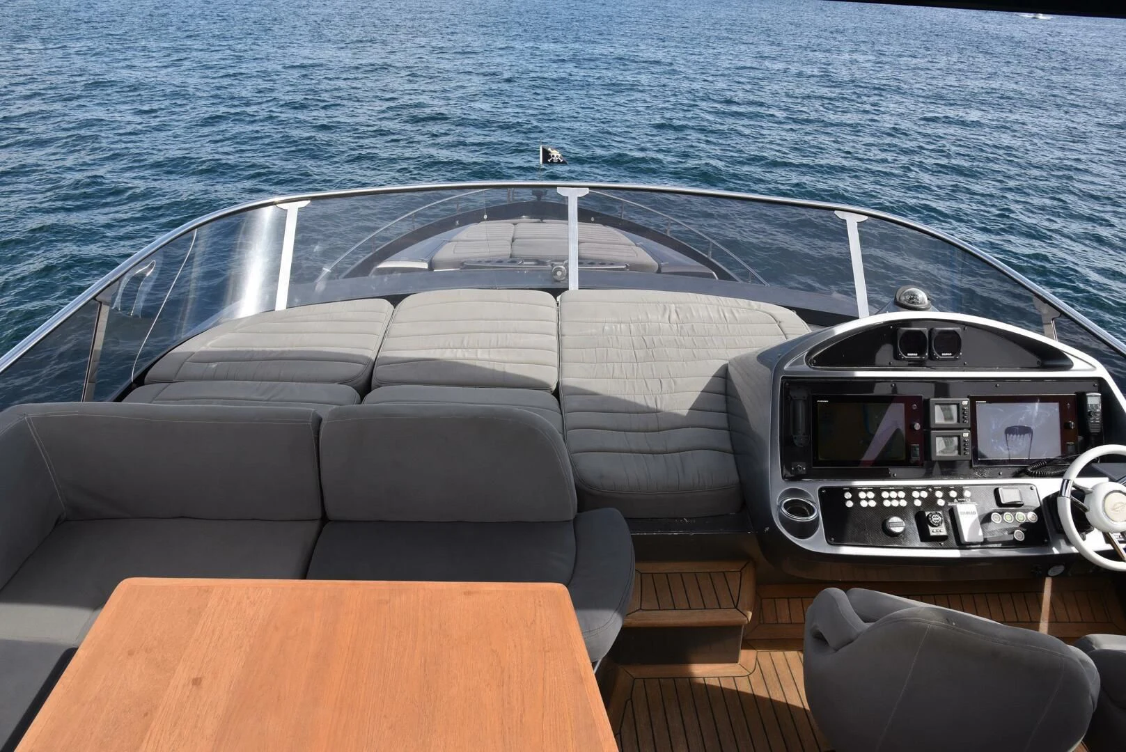 the inside of a boat aboard SAVI II Yacht for Sale