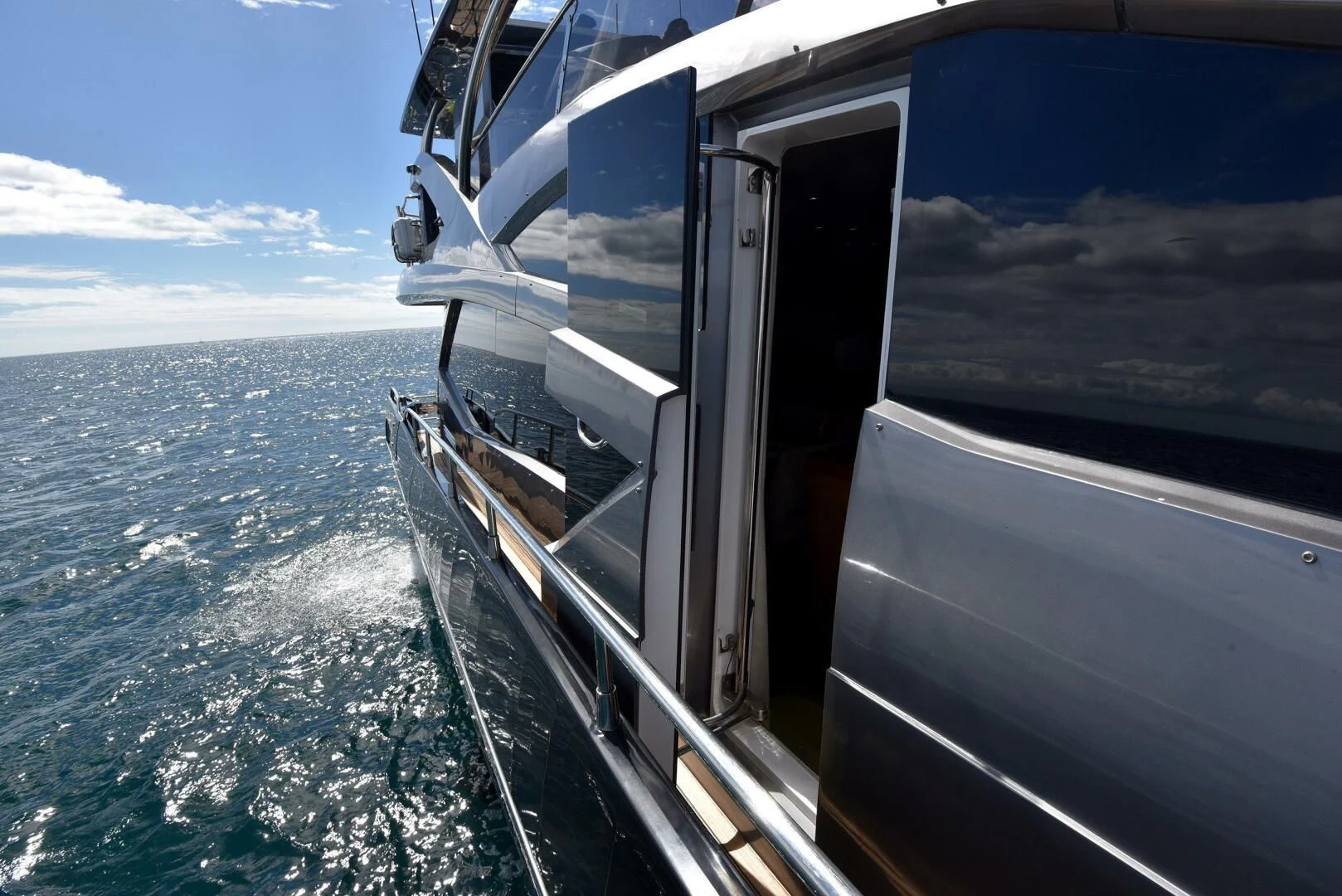 a boat on the water aboard SAVI II Yacht for Sale