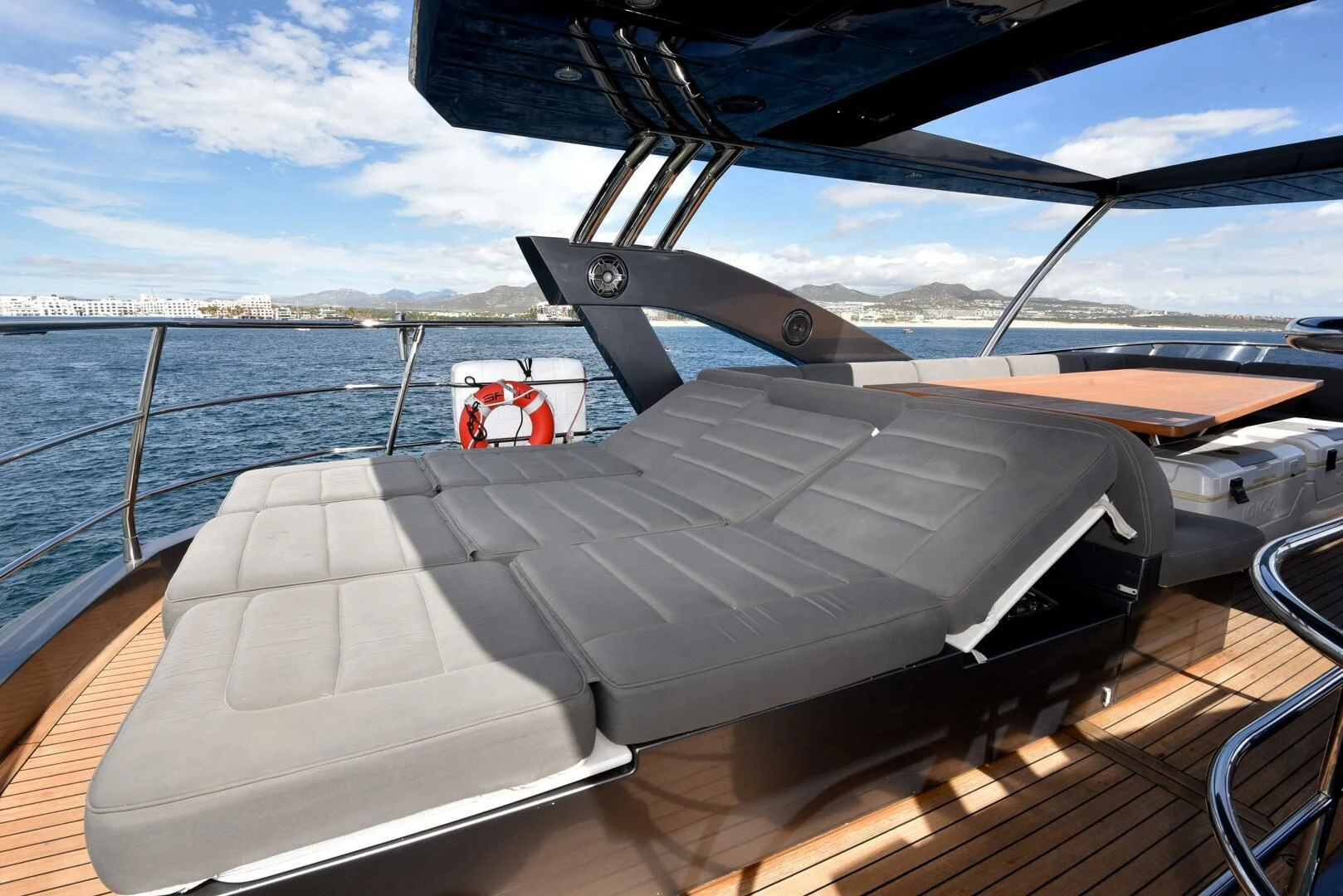 a jet on a deck aboard SAVI II Yacht for Sale