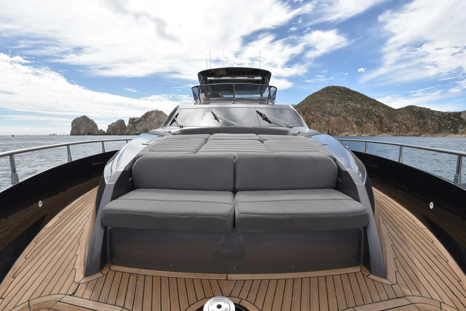 a boat on a deck aboard SAVI II Yacht for Sale