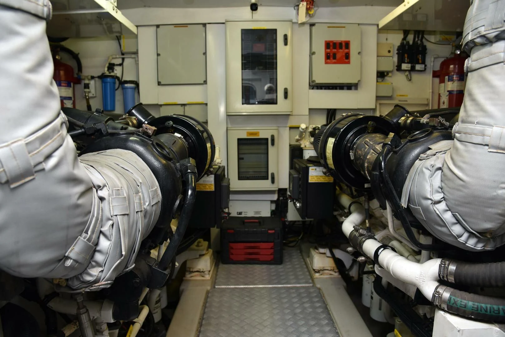 a person in a vehicle aboard SAVI II Yacht for Sale
