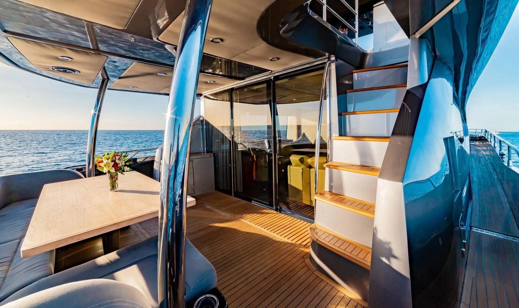 a boat on the water aboard SAVI II Yacht for Sale